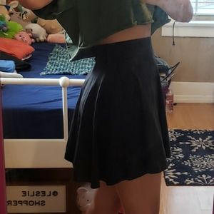 VS PINK Black Circle/Skater Skirt